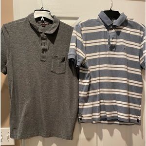 Men’s golf shirts.